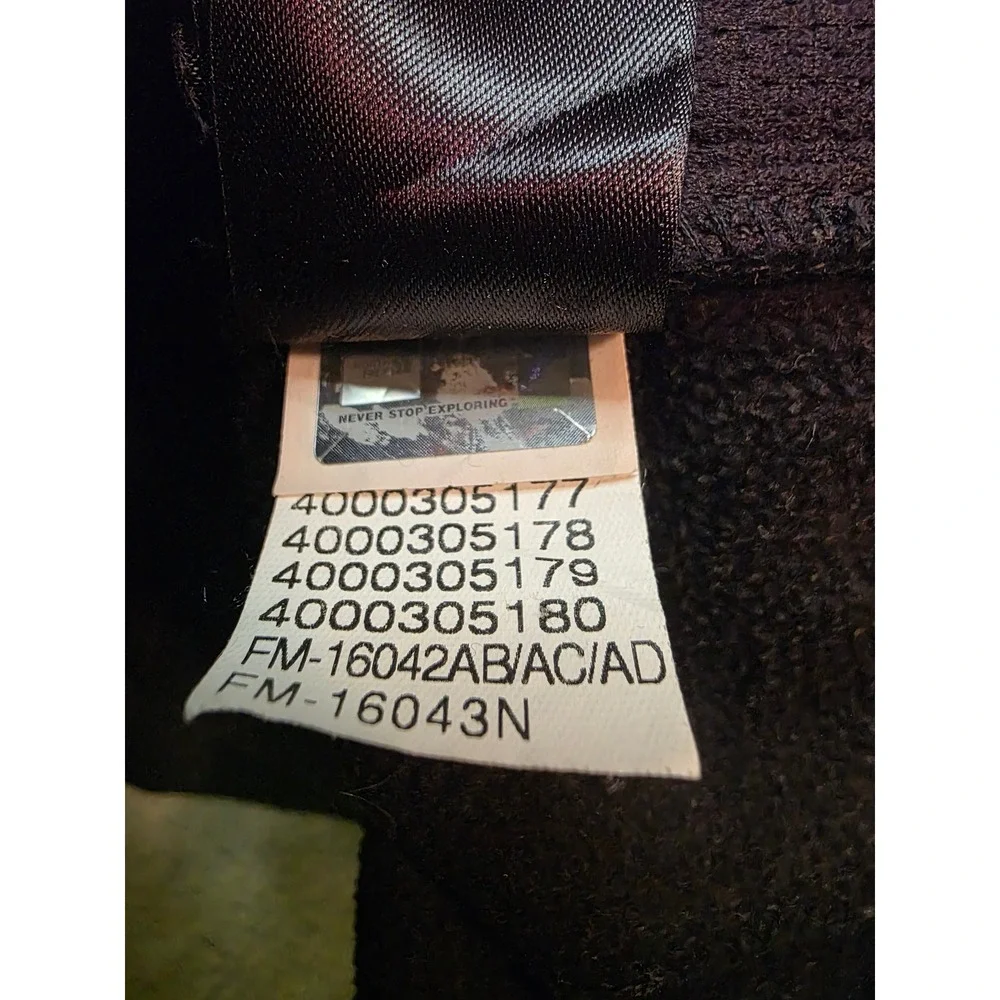 The North Face Softshell Jacket Mens Small Black WindWall Full Zip FM-16042AB